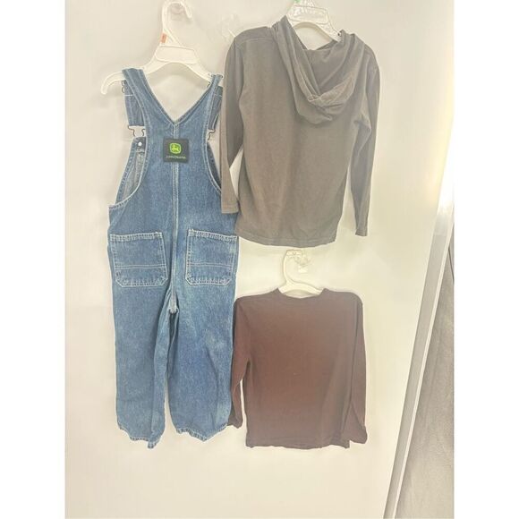 John Deere   overalls with super Mario bro short size 4-5 - Picture 4 of 4